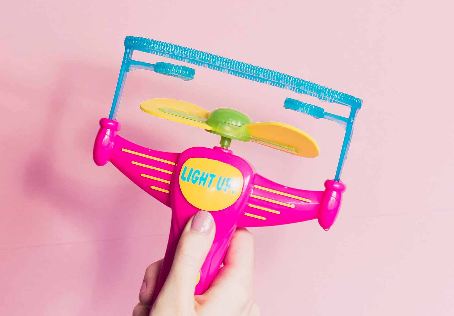 Bubble Blowing Fan